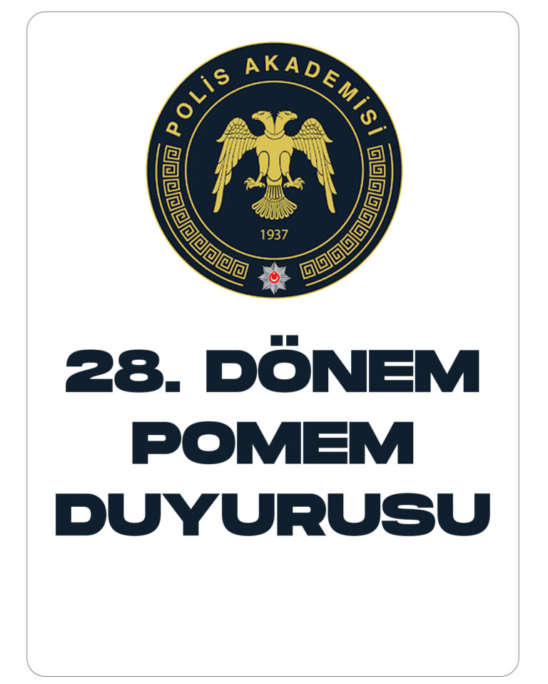 28. dönem POMEM duyurusu.