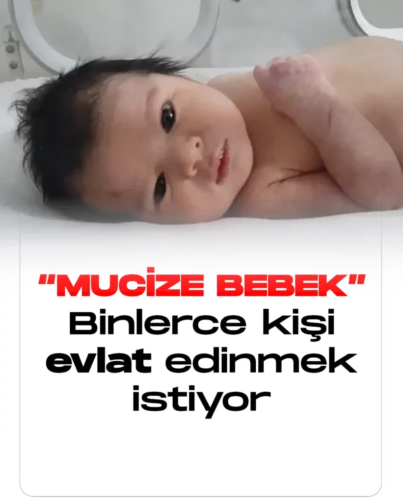 Enkaz altında doğan bebek Aya'yı binlerce kişi evlat edinmek istiyor.