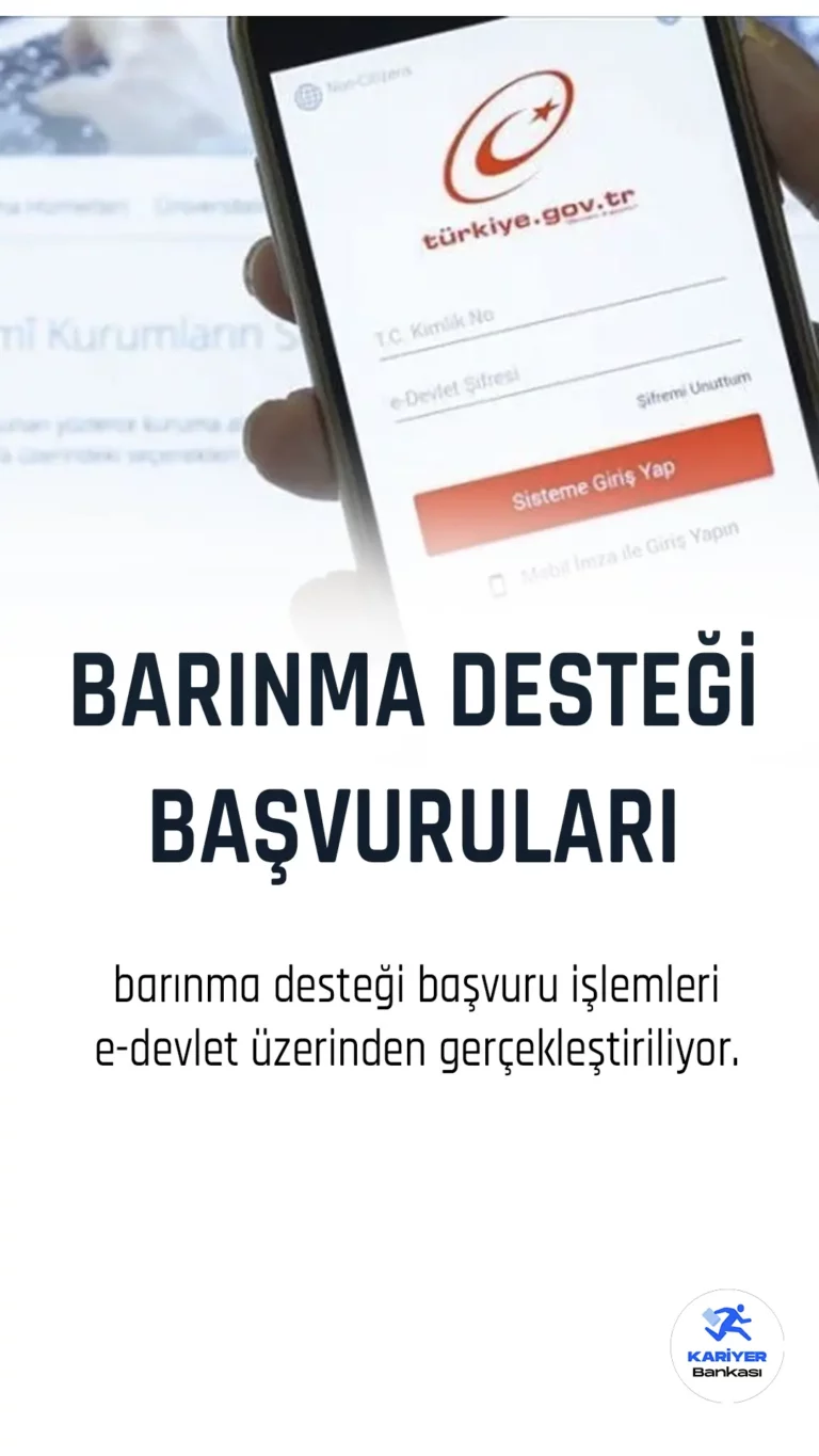 AFAD barınma desteği başvurularını almaya başladı.
