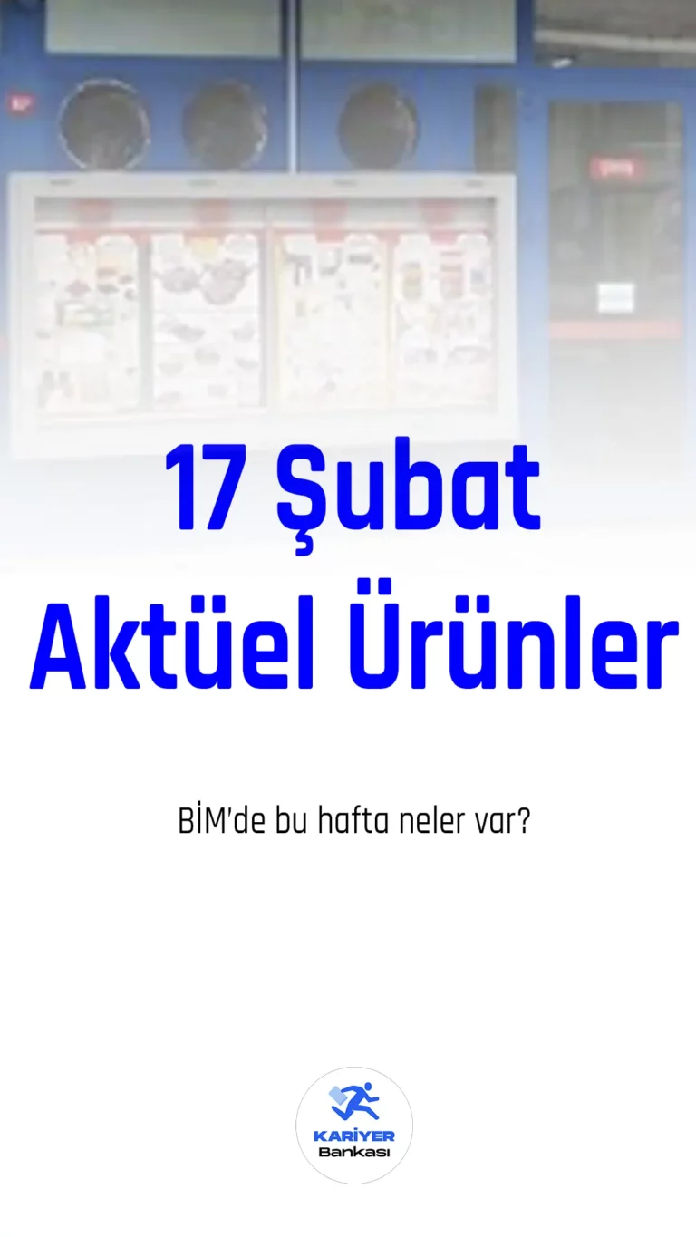 Bim 17 Şubat 2023 Aktüel Ürünler belli oldu!