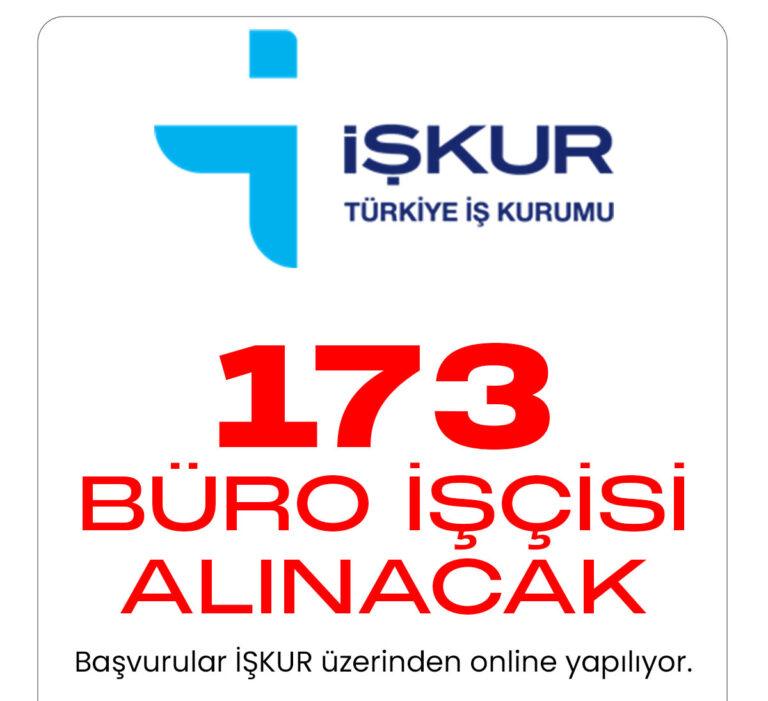 iŞKUR üzerinden büro işçisi alımı duyuruları art arda yayımlandı.