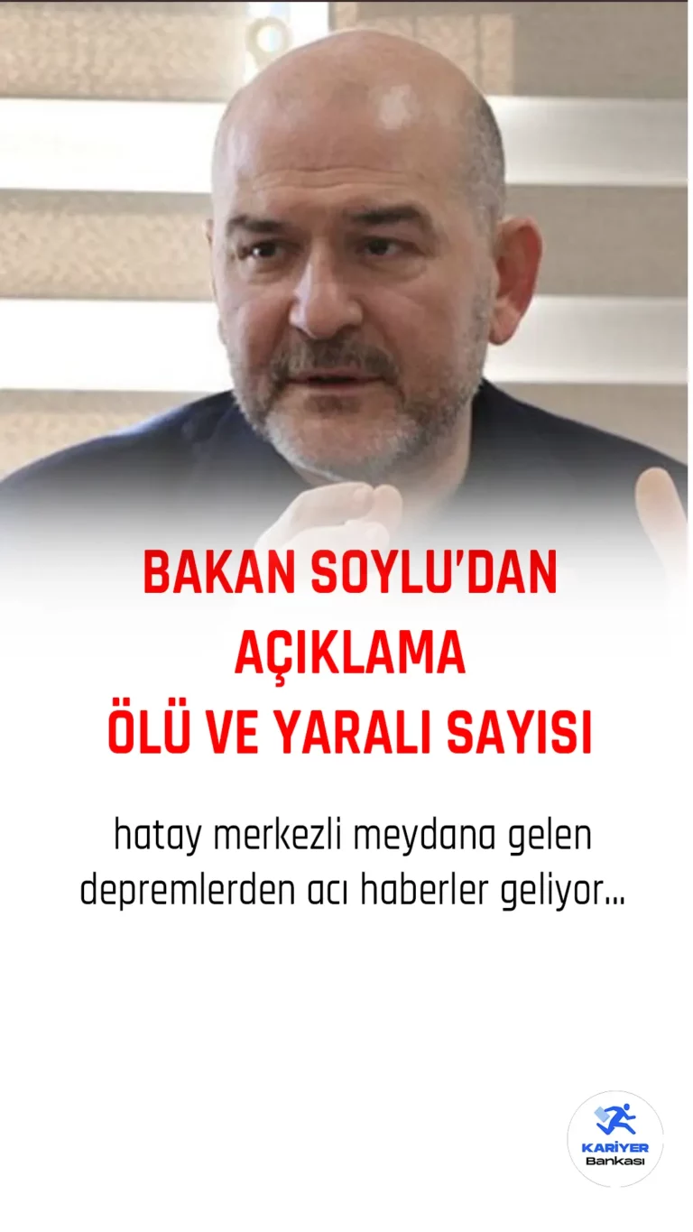 İçişleri Bakanı Soylu Açıkladı: 3 Ölü, 213 Yaralı