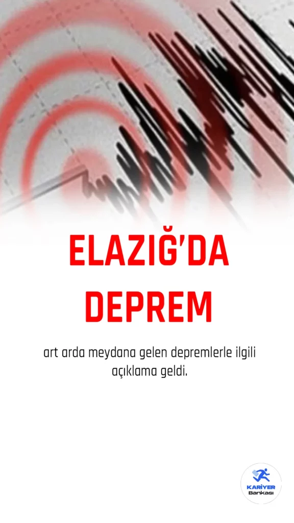 Elazığ’da Art Arda Depremler! Gece Boyunca Adeta Beşik Gibi Sallandı
