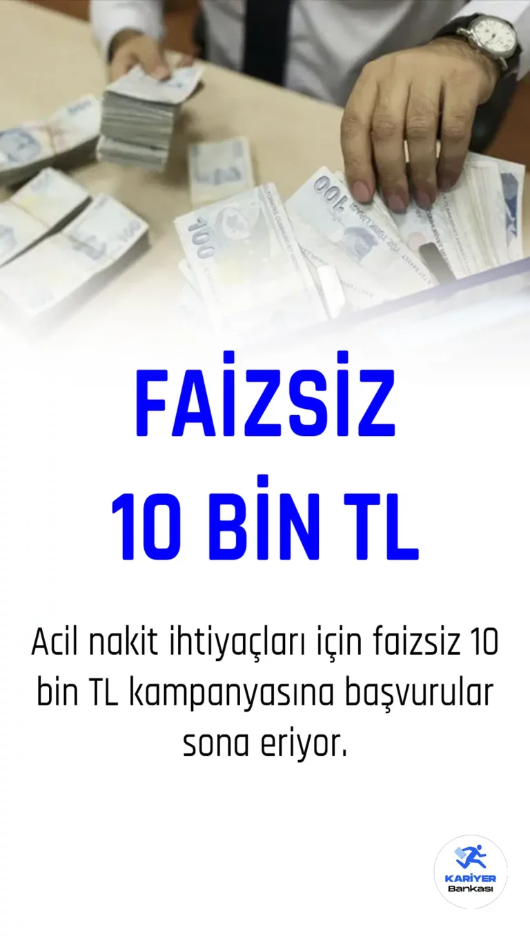 Garanti BBVA Sıfır Faizle 10 Bin TL Kampanyası Sona Eriyor
