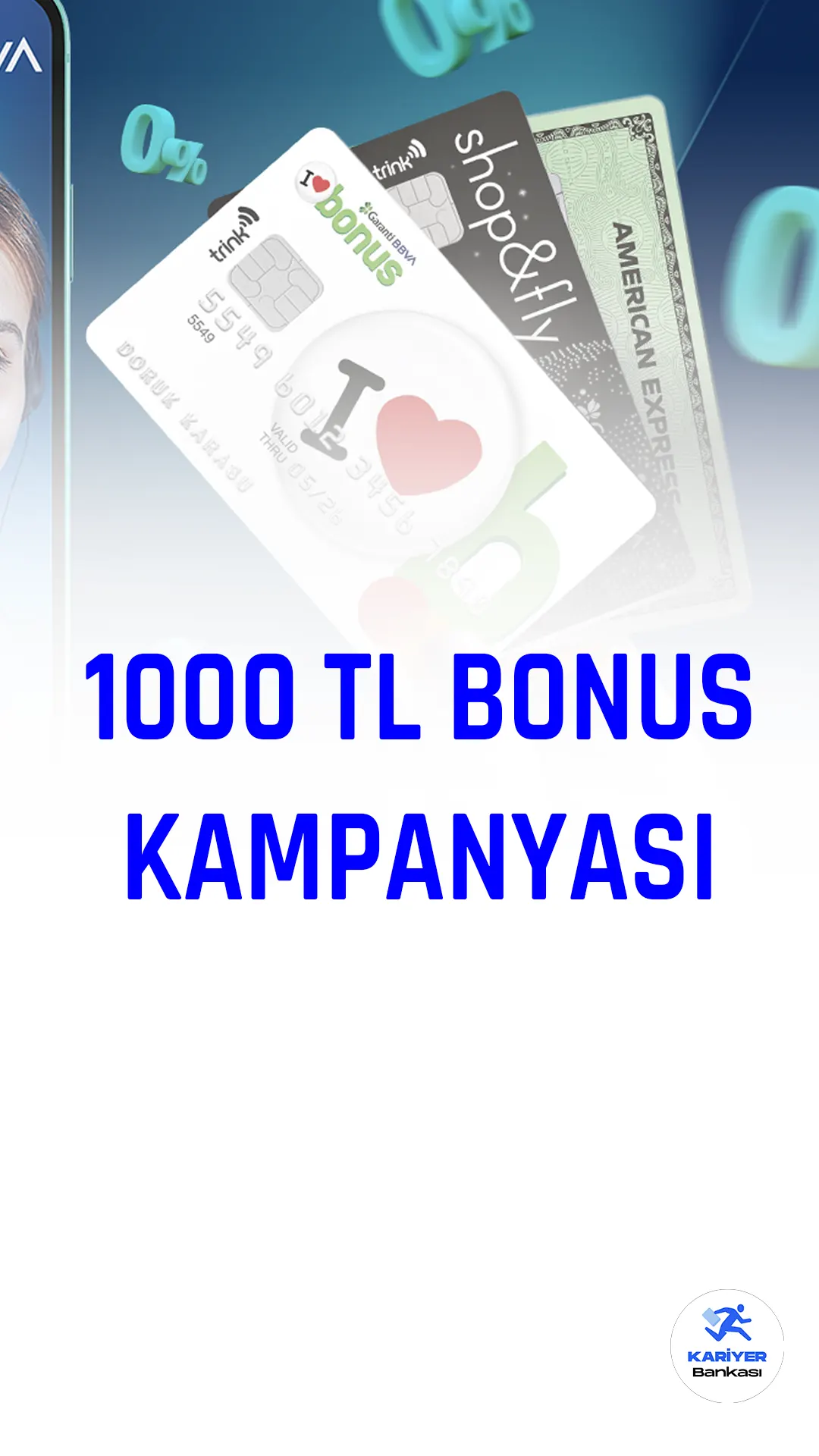 Garanti BBVA 1000 TL bonus kampanyası başvuruları 28 Şubat'ta sona erecek.