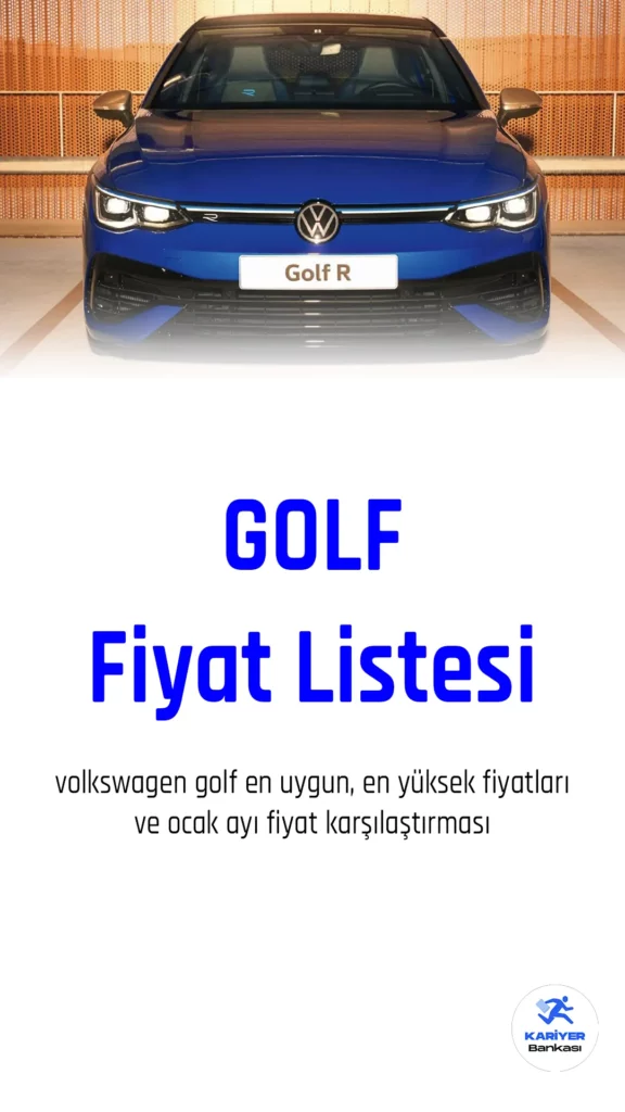 Volkswagen Golf Şubat 2023 fiyat listesi yayımlandı.