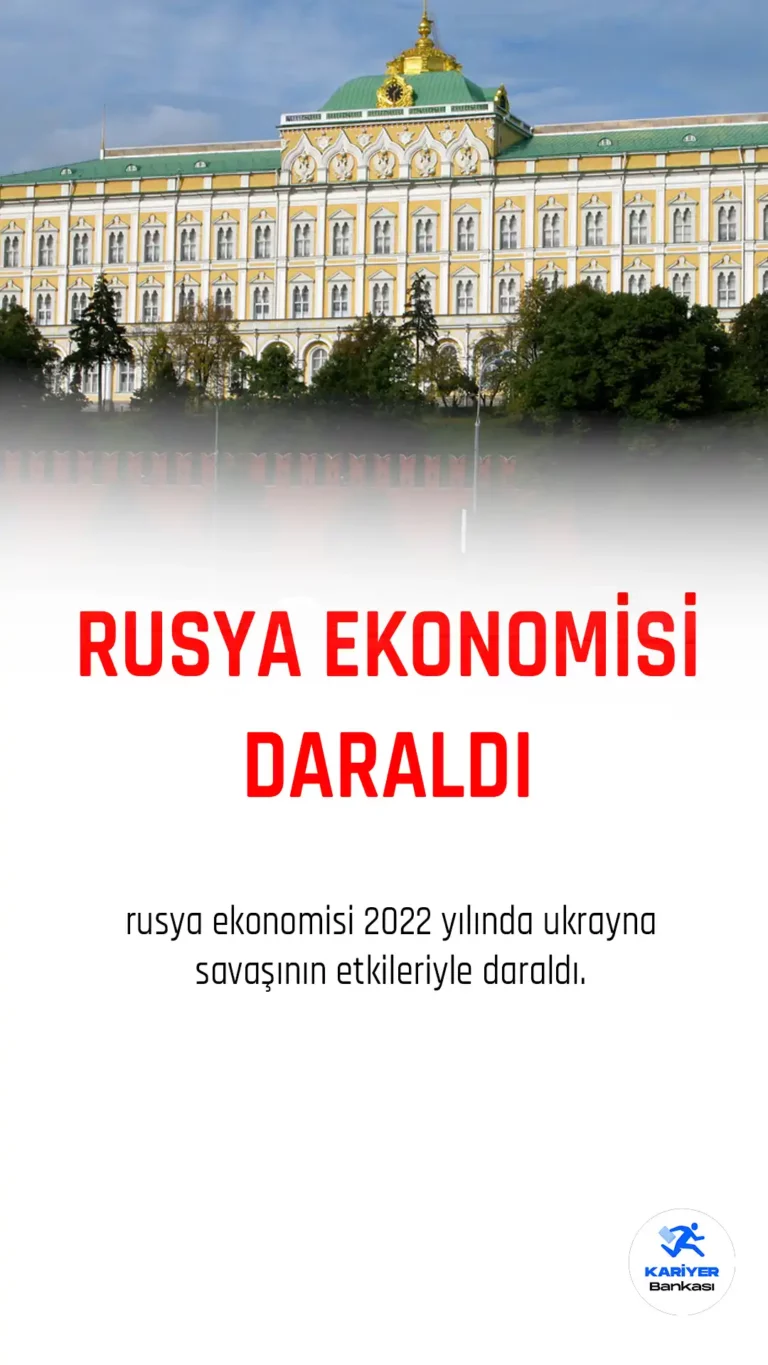 Rusya ekonomisi %2.1 oranında daraldı.