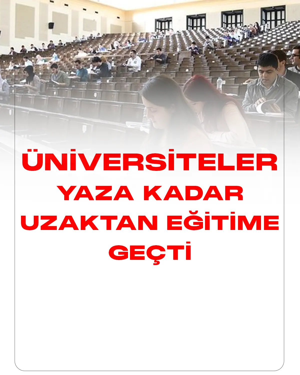 Üniversiteler Yaza Kadar Uzaktan Eğitime Geçti.Cumhurbaşkanı Erdoğan Diyarbakır'daki çadır kenti ziyarette bulunurken, üniversitelerle ilgili son dakika açıklamalarında bulundu.
