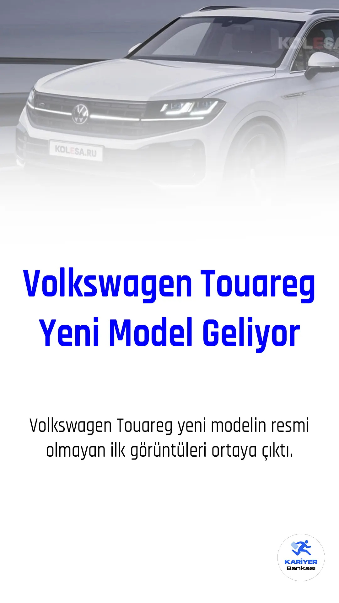 Alman otomobil üreticisi Volkswagen, 20 yıldır Touareg modelini üretmekte ve geçtiğimiz hafta aracın resmi teaser görsellerini paylaştı.