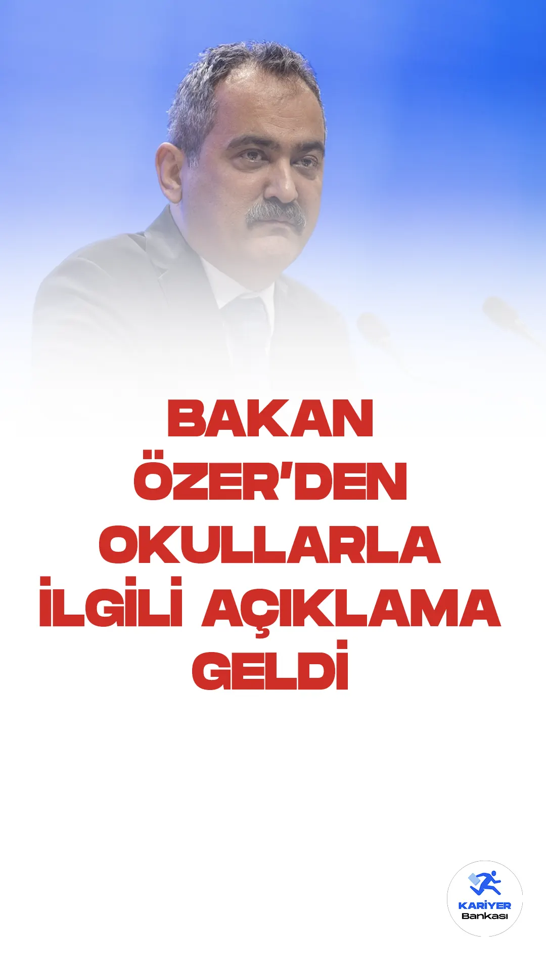 Milli Eğitim Bakanı Mahmut Özer, okullarla ilgili son dakika açıklamalarında bulundu. Bakan Özer, okulların uzatılmayacağını, 16 Haziran 2023 tarihinde sona ereceğini duyurdu.