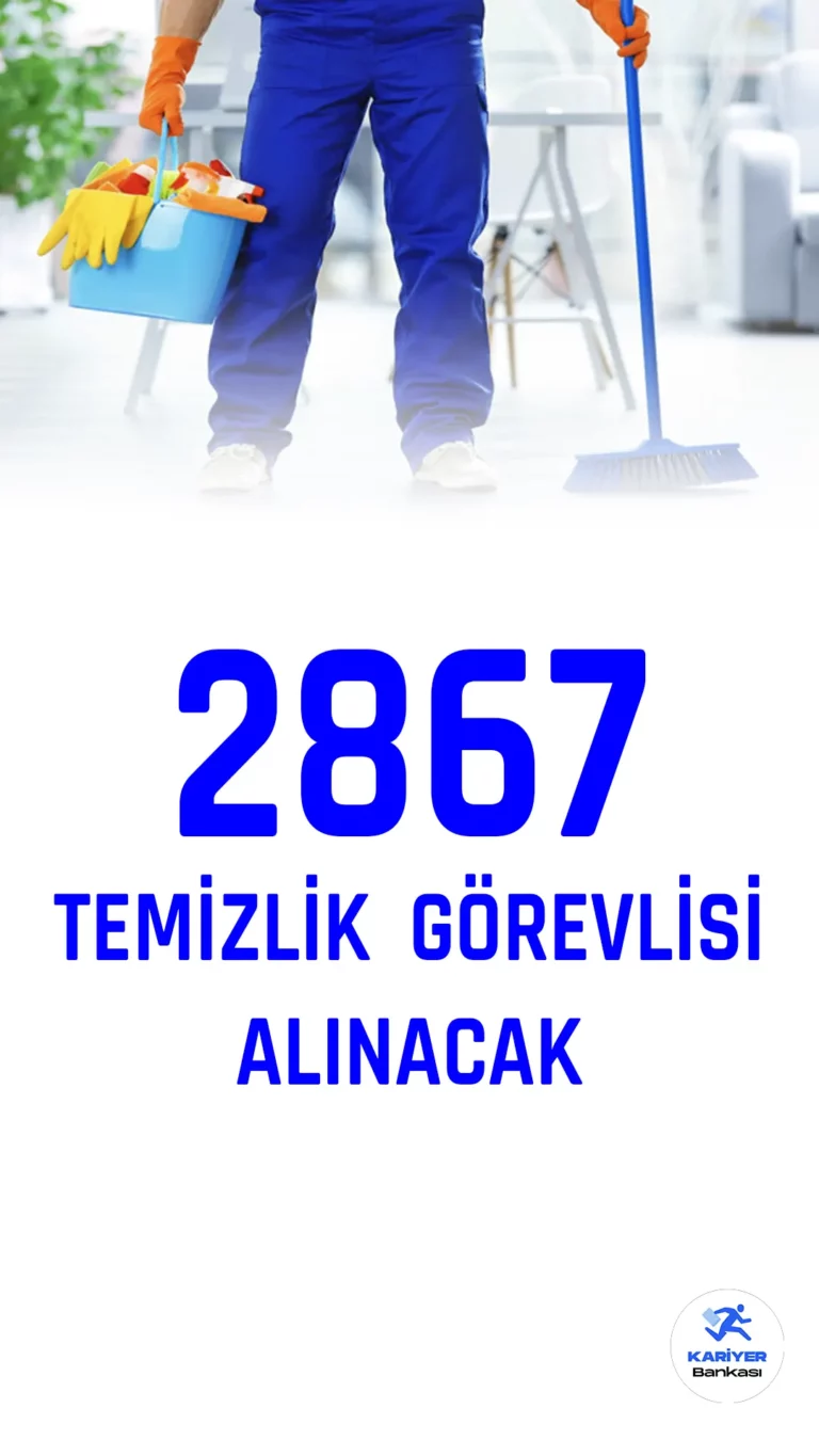 İŞKUR üzerinden temizlik görevlisi alımı duyuruları yayımlandı.