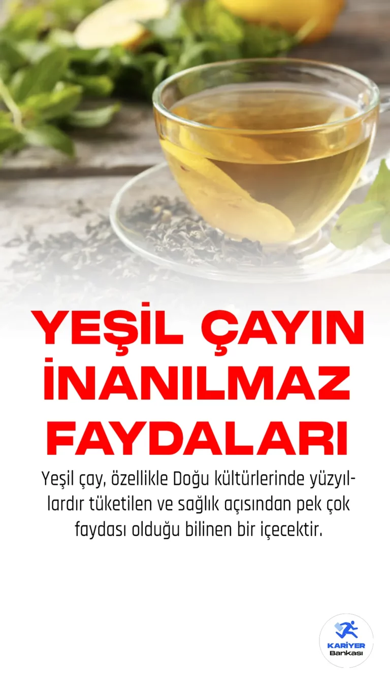 Yeşil çay, özellikle Doğu kültürlerinde yüzyıllardır tüketilen ve sağlık açısından pek çok faydası olduğu bilinen bir içecektir. Yeşil çayın antioksidan özellikleri, metabolizma hızlandırıcı etkisi ve diğer sağlık yararları, günümüzde dünya genelinde giderek daha popüler hale gelmesine yol açıyor. İşte yeşil çayın sağlık üzerindeki etkileyici faydaları: