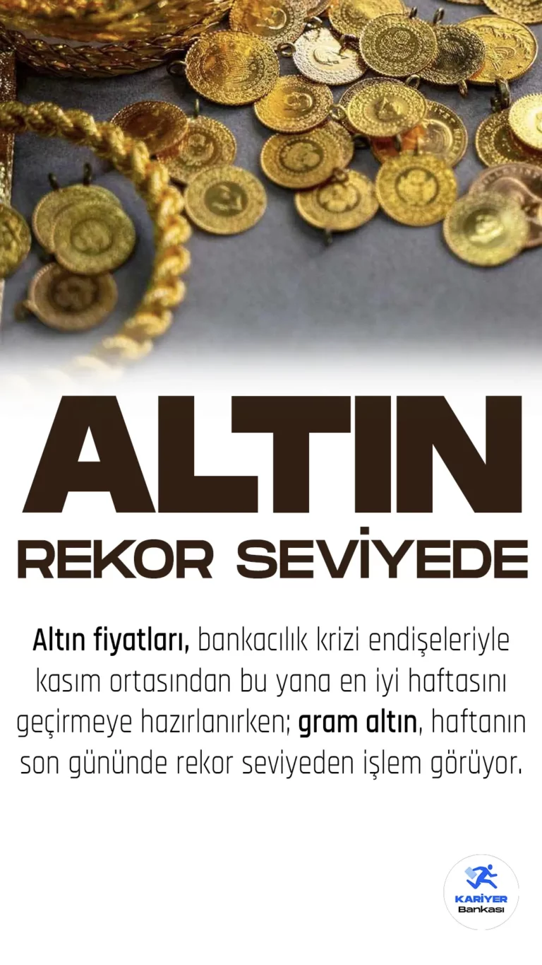 Altın Fiyatları Rekor Seviyeye Dayandı