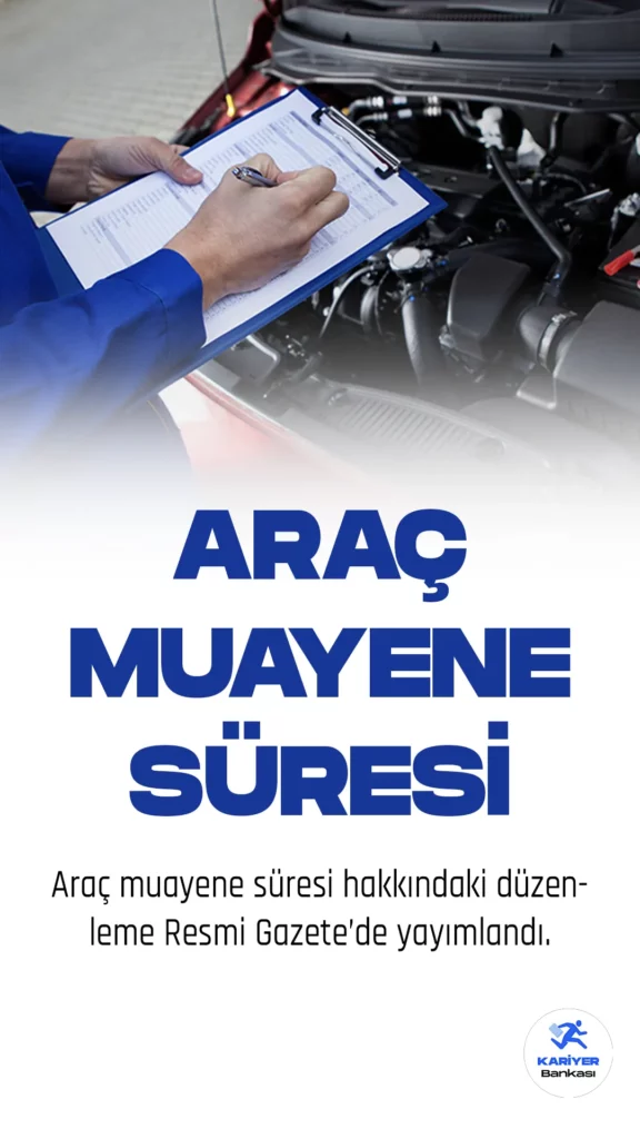 Yeni bir tebliğ ile araç muayene yaptırmayı geciktiren sürücülerin cezalarında indirim yapılacağı açıklandı. Hazine ve Maliye Bakanlığı tarafından hazırlanan "7440 Sayılı Kanunun 10'uncu Maddesinin Yedinci Fıkrasına (Araç Muayenelerine) Dair Tebliğ (Seri No: 1)", Resmi Gazete'de yayımlandı.