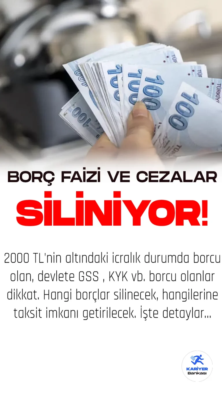 Devlete olan borç yapılandırması nedir? Hangi borçlar yapılandırılacak, Nasıl başvurulur, Faiz ve cezalar silinecek mi, Taksitlendirme nasıl olacak? Detaylar haberimizde.