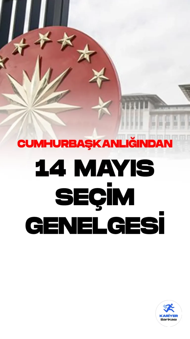 Cumhurbaşkanlığı Seçimi ve 28. Dönem Milletvekili Genel Seçimi'nin tarihi 14 Mayıs 2023 Pazar günü olarak belirlenmişti. Cumhurbaşkanlığı'nın yayımladığı seçim genelgesi, seçimlerin düzenli ve dürüst bir şekilde yürütülebilmesi için Yüksek Seçim Kurulu ve diğer kamu kurumlarına gereken tüm desteğin verilmesinin önemine vurgu yapıyor.