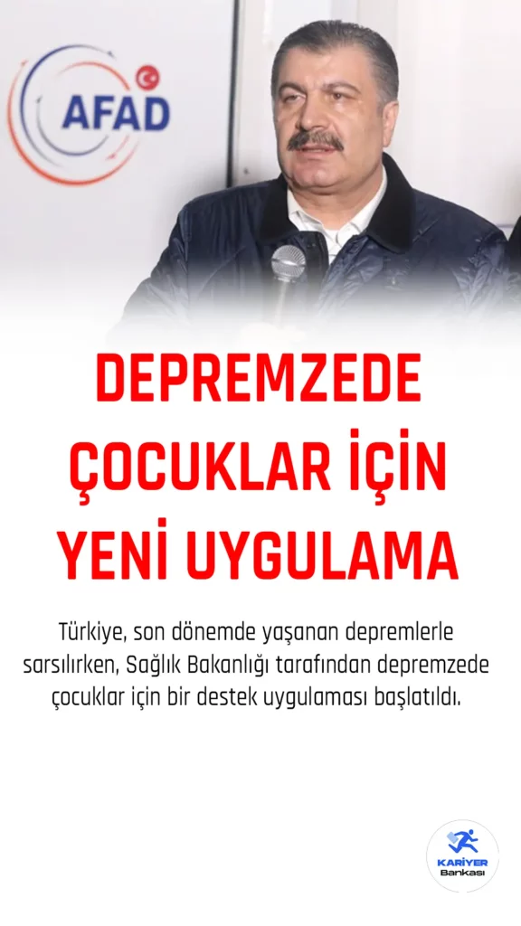 Depremzede Çocuklar için Destek Uygulaması
