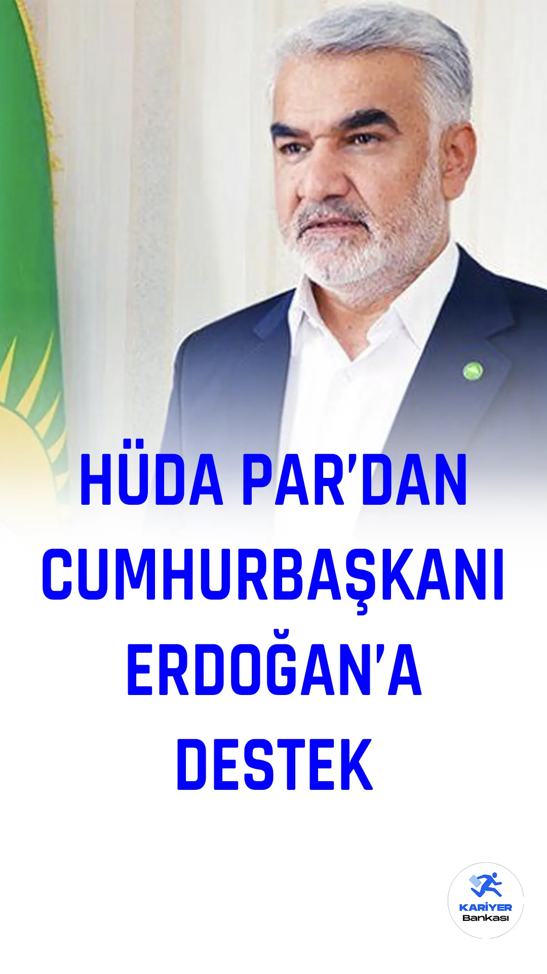 Hür Dava Partisi (HÜDA PAR) Genel Başkanı Zekeriya Yapıcıoğlu, parti adayı çıkarmayacaklarını ve 2023 Cumhurbaşkanlığı seçiminde Cumhur İttifakı adayı Recep Tayyip Erdoğan'ı destekleyeceklerini açıkladı.