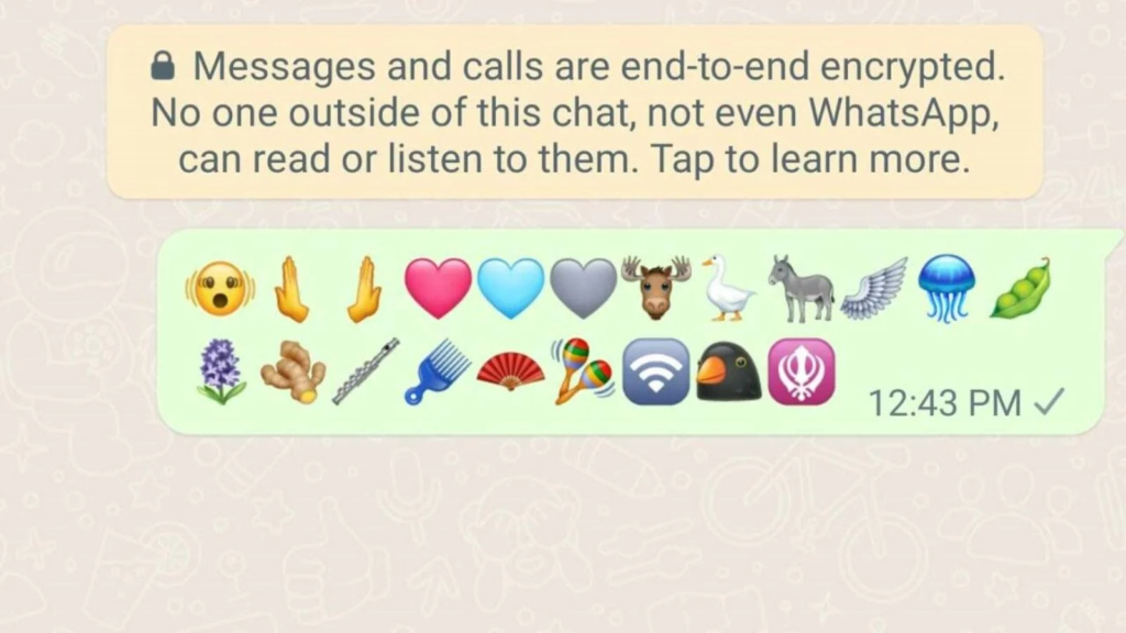 whatsapp'a yeni emojiler