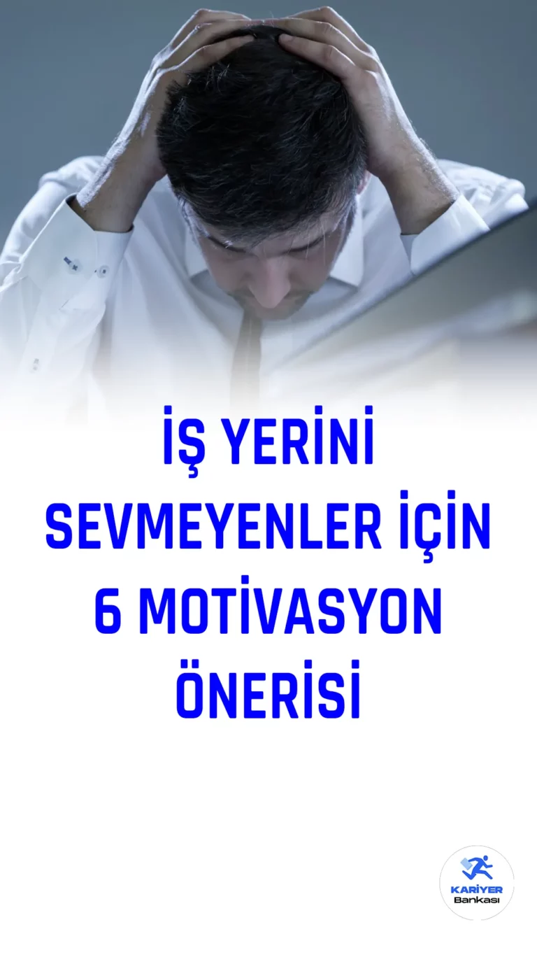 Yaşanan ekonomik sıkıntılar, stres, ailevi sorunlar ve daha bir çok nedenle beraber iş yerindeki ortamdan bıkan, sıkılan , İş yerinde olmak istemeyen ve hatta işyerindeki işini sevmediğini söyleyen sayısı hiç azımsanmayacak kadar fazla.