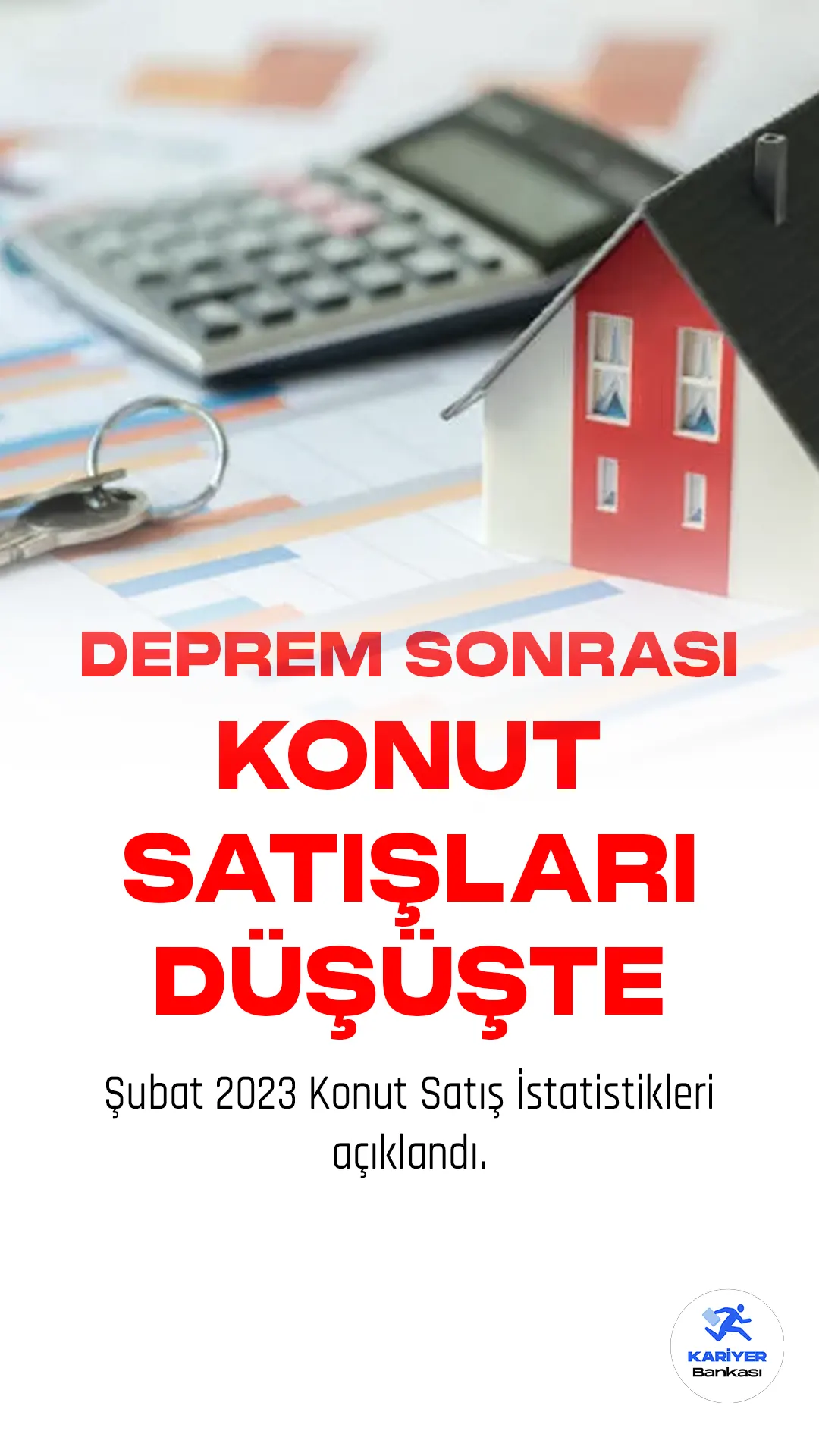 Şubat 2023 Konut Satış İstatistikleri açıklandı. Türkiye genelinde konut satışları bir önceki yılın aynı ayına göre %18,0 azalarak 80 bin 31 oldu.