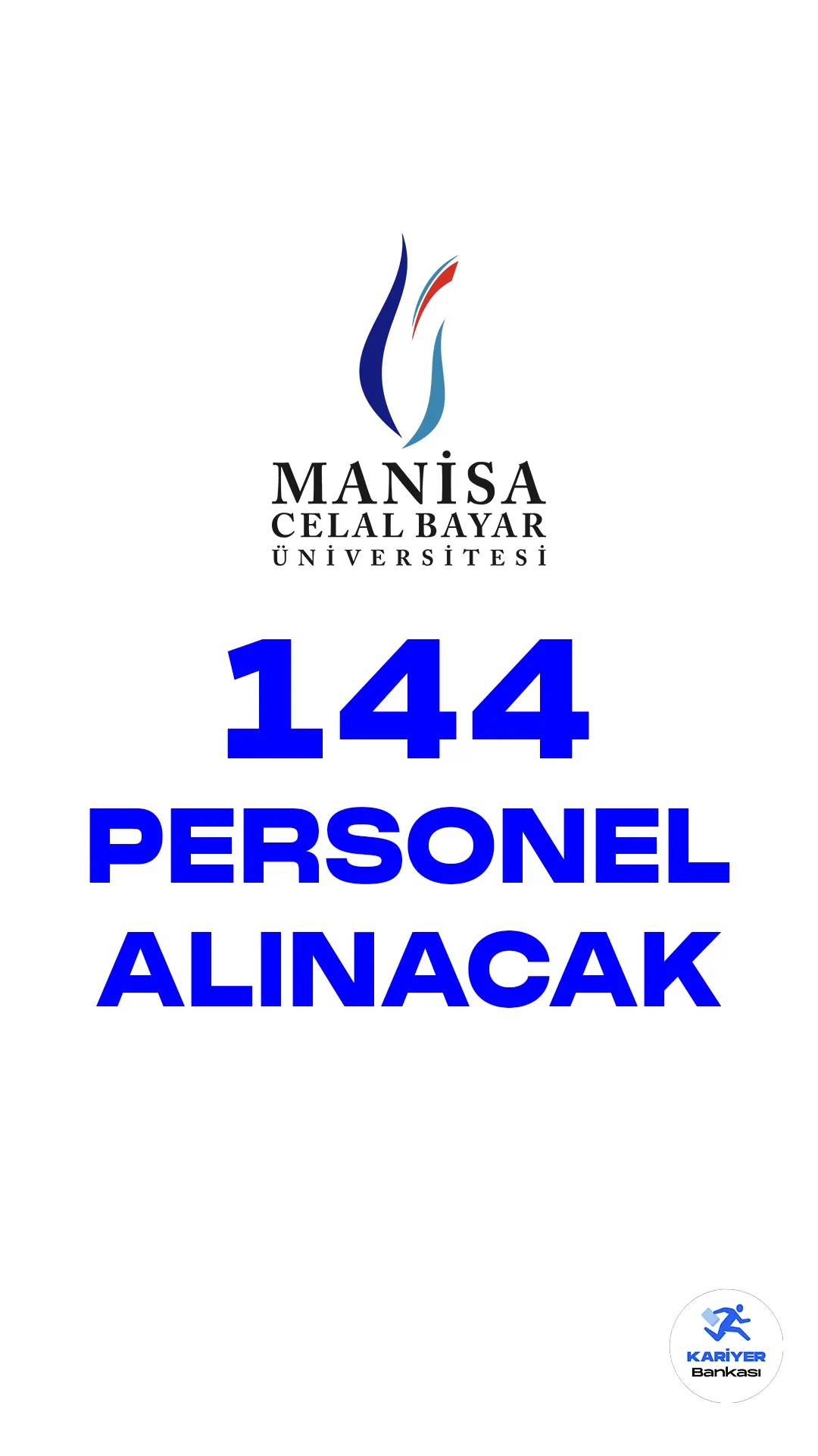 Manisa Celal Bayar Üniversitesi personel alımı duyurusu yayımlandı. Cumhurbaşkanlığı SBB Kamu ilen sitesinde yayımlanan duyuruda, Celal Bayar Üniversitesine 144 sözleşmeli personel alımı yapılacağı aktarıldı.