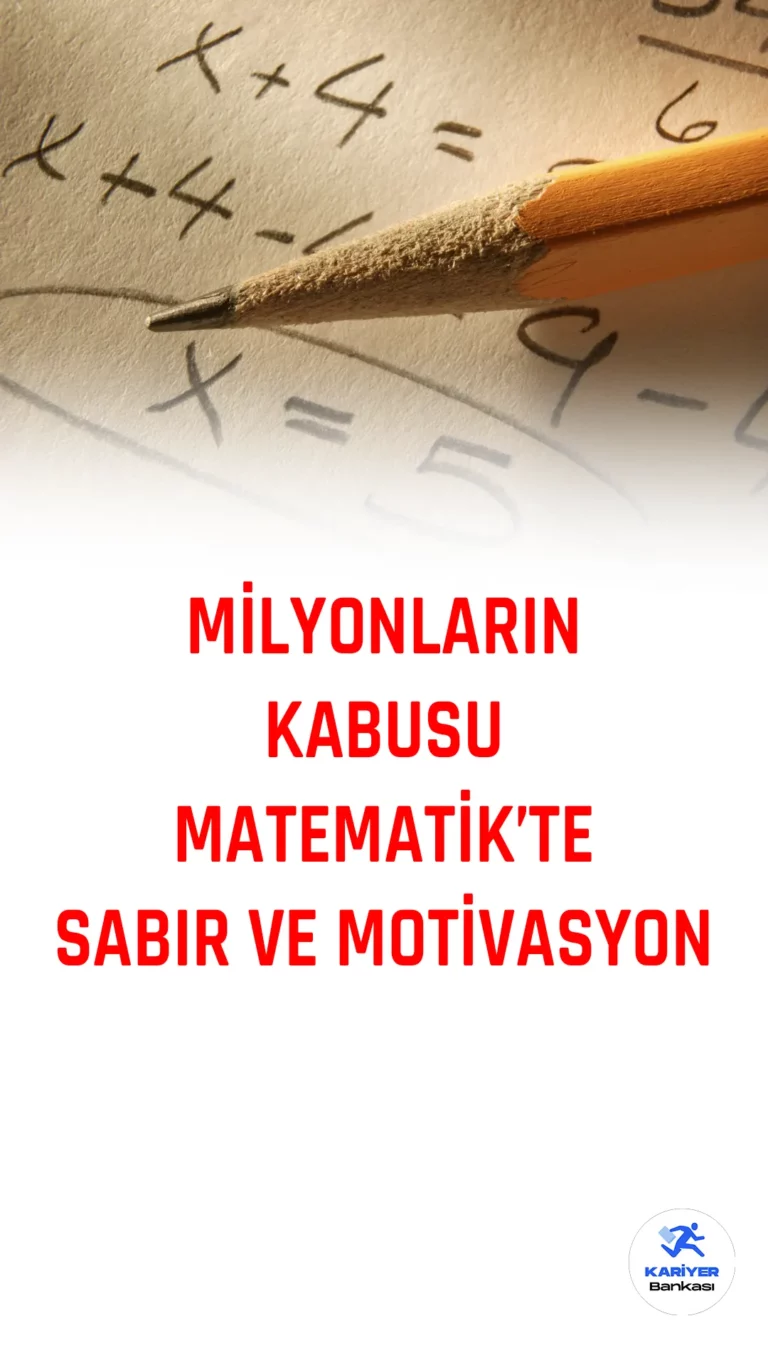 Lise dönemi öğrencilerinin en büyük kabusu olan matematik, birçok öğrencinin zorlandığı bir alandır. Ancak, matematik problemleriyle başa çıkmanın birçok yolu vardır ve uzmanların tavsiyeleri de bu konuda oldukça önemlidir.