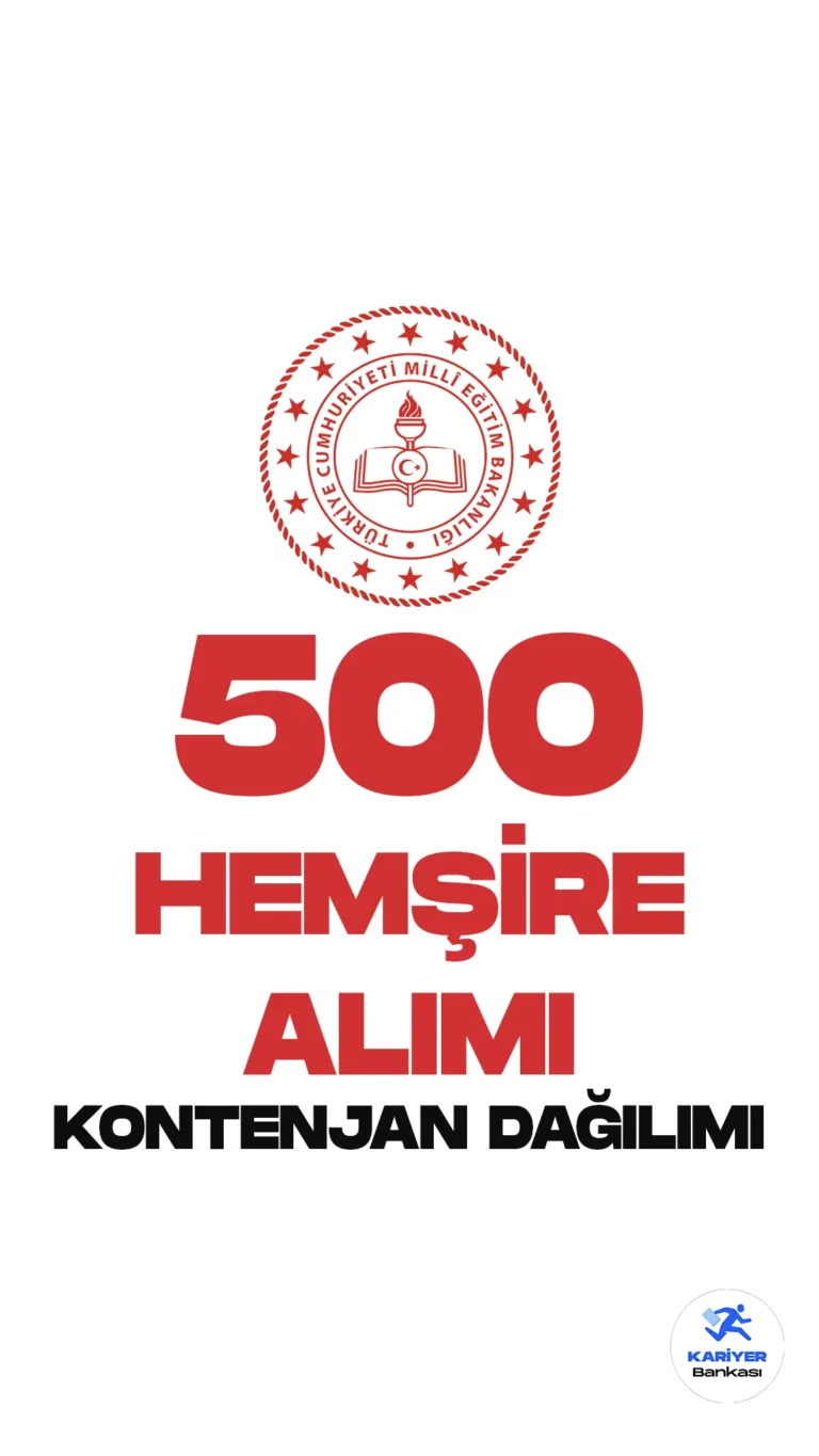Milli Eğitim Bakanlığı (MEB) hemşire alımı başvuruları devam ediyor.Milli Eğitim Bakanlığı hangi şehire kaç hemşire alacak? Başvuru şartları nelerdir? 4605 nitelik kodu nedir? Tüm detaylar bu haberimizde.