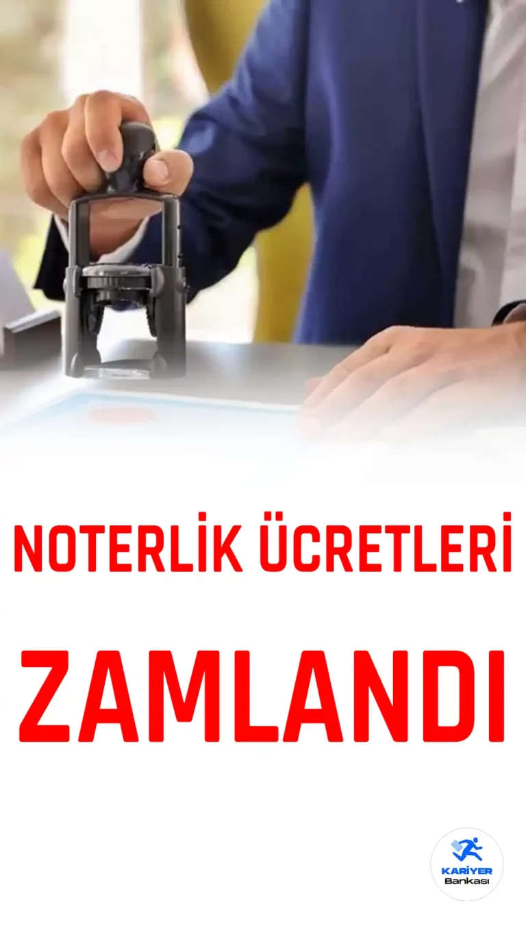 Noterlik Ücretlerine Yüzde Yüz Zam Yapıldı