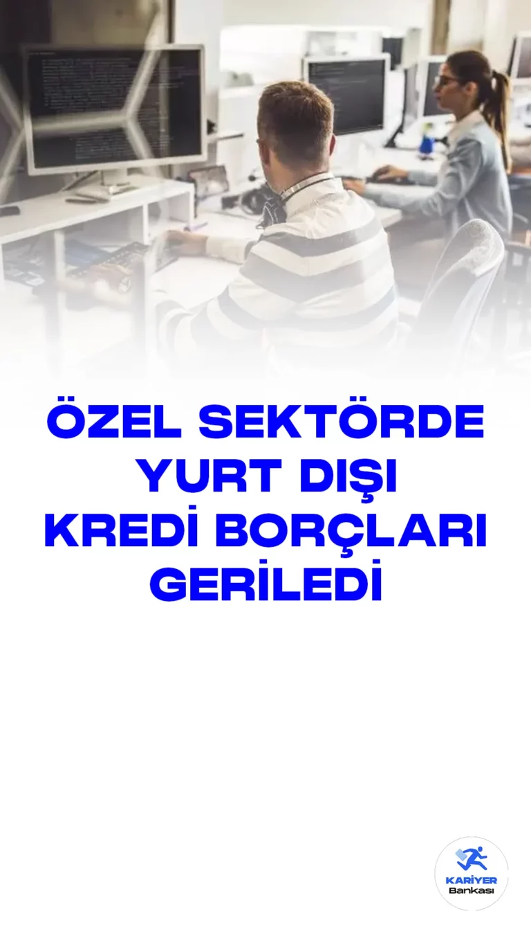Türkiye Cumhuriyet Merkez Bankası (TCMB), özel sektörün yurt dışından sağladığı kredi borcunun ocak ayı sonu itibarıyla 2022 yılının sonuna göre 158 milyon dolar azaldığını açıkladı.