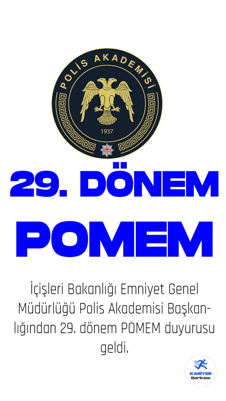 29. Dönem POMEM Sonuçları Duyurusu Geldi