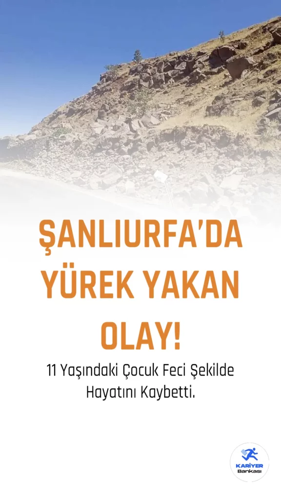 Şanlıurfa'nın Siverek ilçesi Bayırözü Mahallesi'nde oyun oynayan bir grup çocuk, bir kayanın üzerine çıktı. Ancak, kaya hareket ederek kopunca altında kalan 11 yaşındaki M.Y. ağır yaralandı.