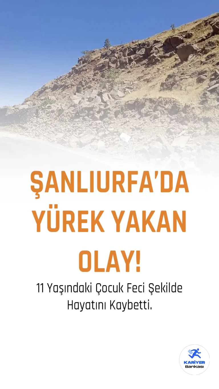 Şanlıurfa'nın Siverek ilçesi Bayırözü Mahallesi'nde oyun oynayan bir grup çocuk, bir kayanın üzerine çıktı. Ancak, kaya hareket ederek kopunca altında kalan 11 yaşındaki M.Y. ağır yaralandı.