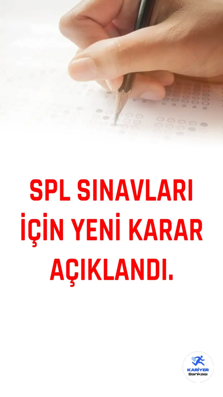 SPL, Deprem bölgesinde yaşayan vatandaşların 2023 yılı sonuna kadar sınav ücreti ödemeden sınavlara girebileceğini duyurdu.