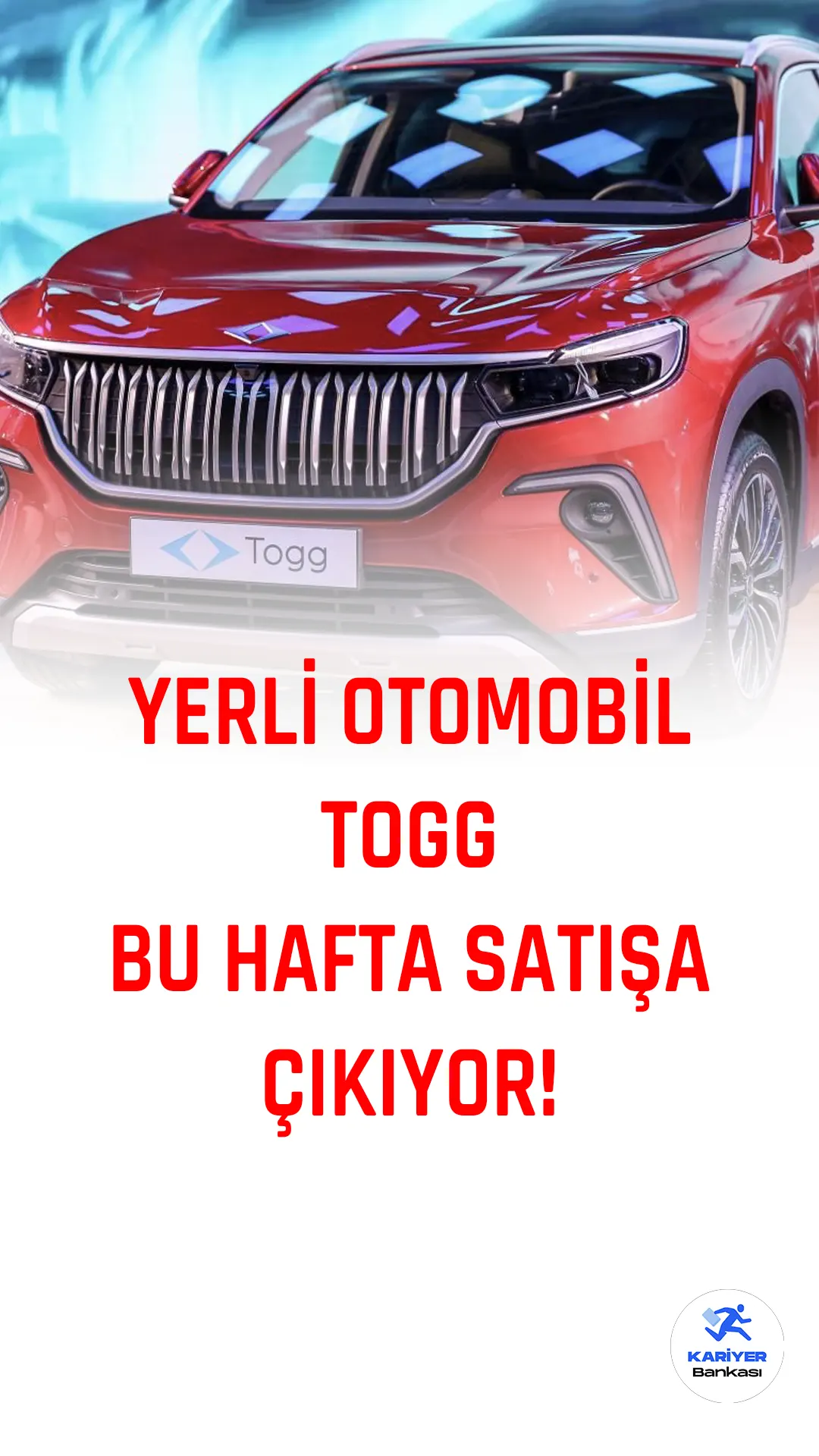 Türkiye'nin yerli otomobili Togg, uzun bir bekleyişin ardından önümüzdeki günlerde satışa çıkıyor.