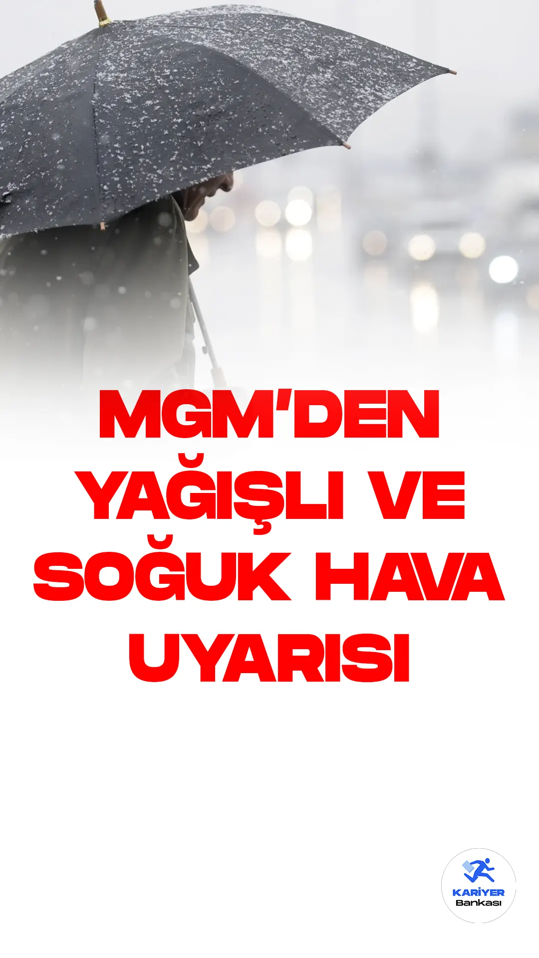 Meteoroloji Genel Müdürlüğü tarafından yapılan açıklamada, yurt genelinde yağışlı ve soğuk hava beklendiği duyuruldu. İstanbul ve İzmir'de yağmur, Ankara'da ise kar yağışı bekleniyor. Sıcaklıkların da hissedilir derecede azalması tahmin ediliyor.