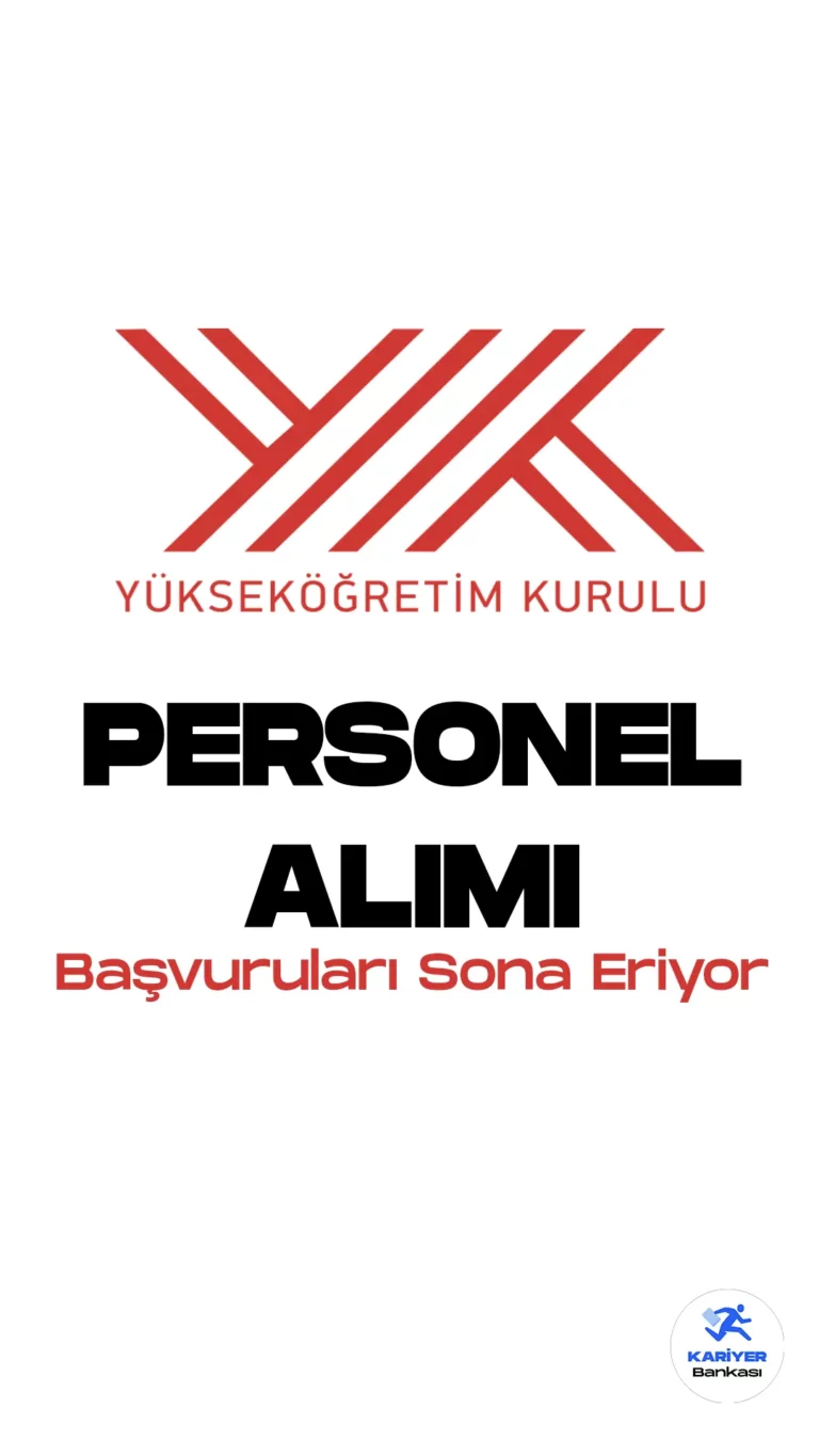 Yükseköğretim Kurulu Başkanlığı personel alımı başvuru sürecinde sona gelindi. 15 Mart 2023 tarihinde başlayan başvurular, yarın ( 29 Mart 2023) sona erecek. Cumhurbaşkanlığı SBB kamu ilan sitesinde yayımlanan duyuruya göre, Yükseköğretim Kurumu Başkanlığına destek personeli, koruma ve güvenlik görevlisi unvanlarında 40 sözleşmeli personel alımı yapılacağına yer verildi. Başvuru yapacak adayların belirtilen şartları dikkatle incelemesi gerekmektedir.