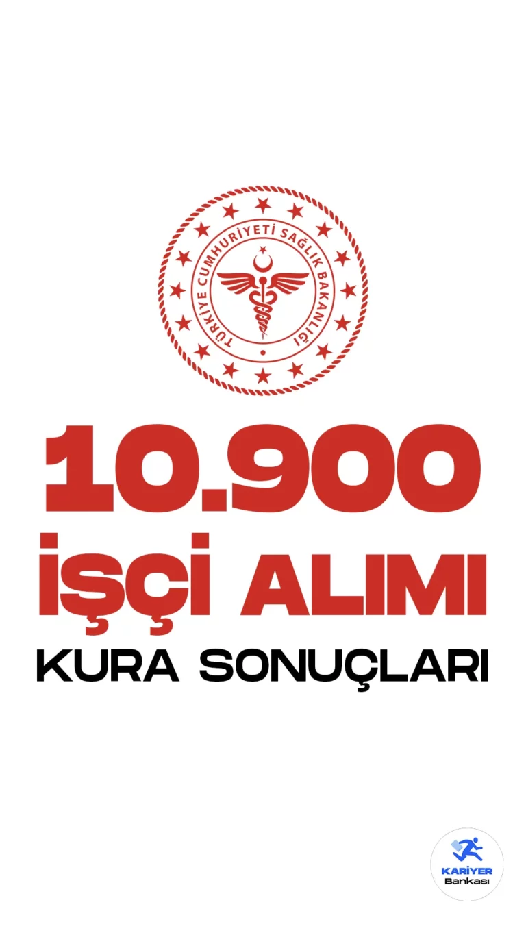 Sağlık Bakanlığı 10.900 işçi alımı 1.gün kura sonuçları açıklandı. Adayların heyecanlı bekleyişi sona erdi.Sağlık Bakanlığı resmi sayfasından yayımlanan duyuruda, 10.900 işçi alımına dair kura sonuçlarının açıklandığı, isim listelerinin belli olduğu aktarıldı.