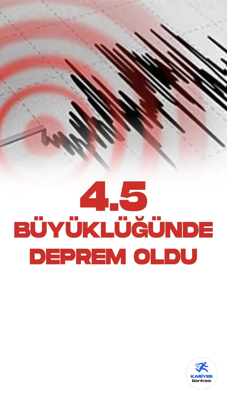 Bilgöl'de 4.5 Büyüklüğünde Deprem Oldu. Kandilli Rasathanesi ve deprem Araştırma Enstitüsü resmi sayfasından yayımlanan bilgiye göre, Bilgöl'de 4.5 büyüklüğünde deprem meydana geldi.