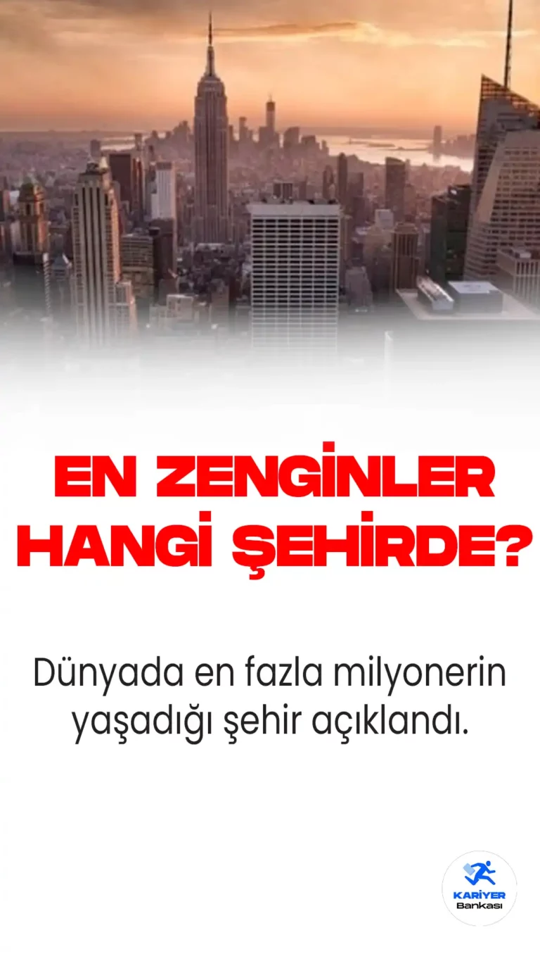 Dünyanın en zengin şehirleri belli oldu.