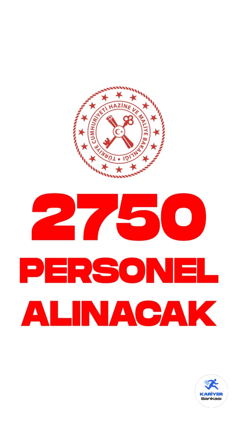 Hazine ve Maliye Bakanı Nureddin Nebati, 2750 personel alımı yapılacağını açıkladı. Bakan Nebati, sosyal medya hesabı üzerinden personel alımı müjdesini duyurdu.