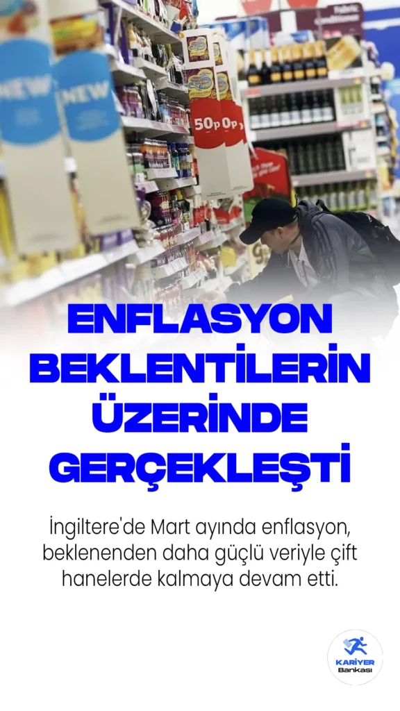 İngiltere'de Mart ayında enflasyon, beklenenden daha güçlü veriyle çift hanelerde kalmaya devam etti. Bu durumun, İngiltere Merkez Bankası'nın (BoE) faiz artışı için gerekçelerini güçlendirmesi bekleniyor.