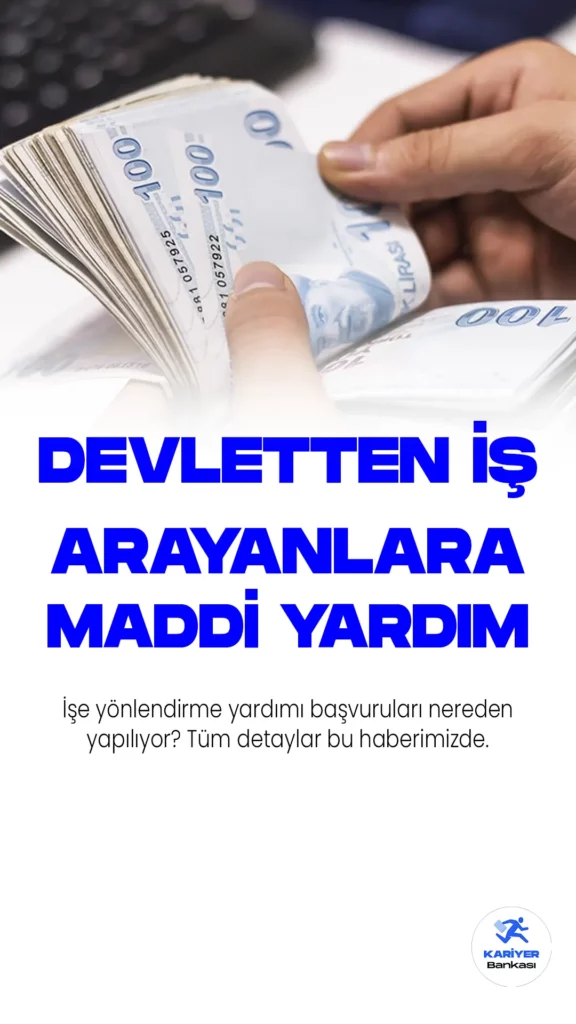 Aile ve Sosyal Hizmetleri Bakanlığı tarafından iş arayanlara maddi yardım veriliyor. Bakanlıkça belirlenen şartlar yerine getirildiği taktirde, iş arayanların işe yönlendime yardımından faydalanabileceği aktarıldı.  Aile ve Sosyal Hizmetler Bakanlığı resmi internet sayfasında yayımlanan açıklamaya göre İşe yönlendirme yardımı Sosyal Yardımlaşma ve Dayanışma Vakfı Mütevelli Heyetince belirleniyor. İlgili sosyal yardımdan faydalanmak için belirlenen şartları yerine getirmeniz gerekmektedir.18-55 yaş aralığında olan ve SYDV’ler tarafından çalışabilir durumda olan sosyal kullanıcılardan olmanız gerekmektedir.