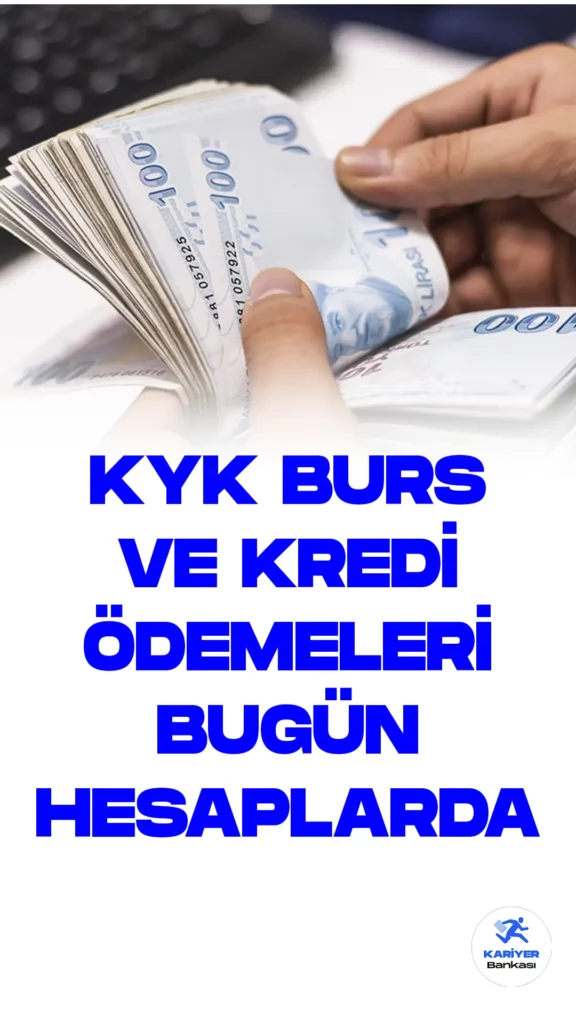 Nisan Ayı KYK Burs ve Kredi Ödemeleri Hesaplara Yatmaya Başladı.