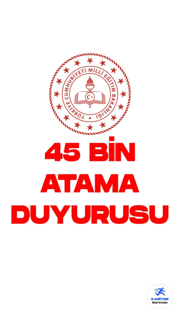 MEB 45 Bin Öğretmen Ataması Sözlü Sınav Yerleri Açıklandı!Milli Eğitim Bakanlığı (MEB) 45 bin öğretmen ataması ön başvuruları 27 Mart-1 Nisan 2023 tarihleri arasında alınmıştı. Milli Eğitim Bakanlığı resmi sayfasından yayımlanan duyuruda, ön başvuru süreci tamamlanan 45 bin öğretmen atamasının sözlü sınav yerlerinin açıklandığı aktarıldı. Başvuru yapan adaylar mülakat yerlerine e-Devlet üzerinden erişebilecekler.