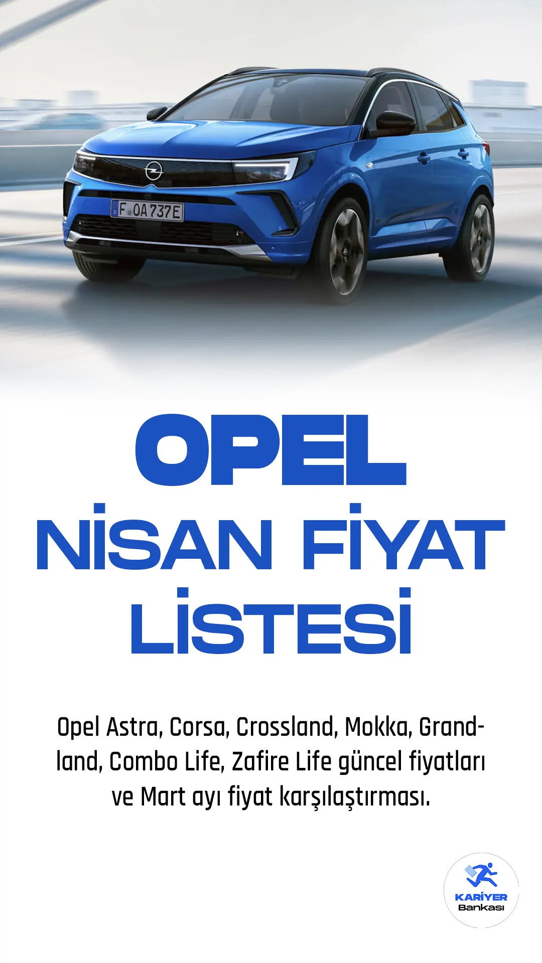 Opel Nisan 2023 Fiyat Listesi Yayımlandı! Opel, otomotiv endüstrisinin önde gelen markalarından biri olarak, yıllardır müşterilerine kaliteli araçlar sunuyor. Firma, sürdürülebilirlik ve yenilikçi teknolojilere odaklanarak müşterilerine en iyi deneyimi yaşatmak için sürekli olarak kendini geliştiriyor.