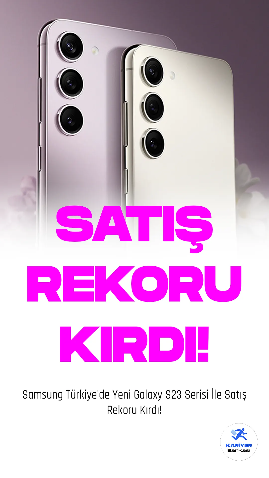 Samsung Türkiye'de Yeni Galaxy S23 Serisi İle Satış Rekoru Kırdı!Samsung, Türkiye'nin yeni Galaxy S23 Serisi'nin ön satış döneminde Orta Doğu ve Kuzey Afrika (MENA) bölgesinde geçen yıla göre satış oranını ikiye katlayarak, şampiyon ülke konumunda olduğunu açıkladı. Ayrıca, şirket Yeni Galaxy S23 Serisi ile kullanıcıların 5G hizmetini Türkiye'de İstanbul Havalimanı'nda 5 Nisan itibarıyla kullanabileceğini de duyurdu.