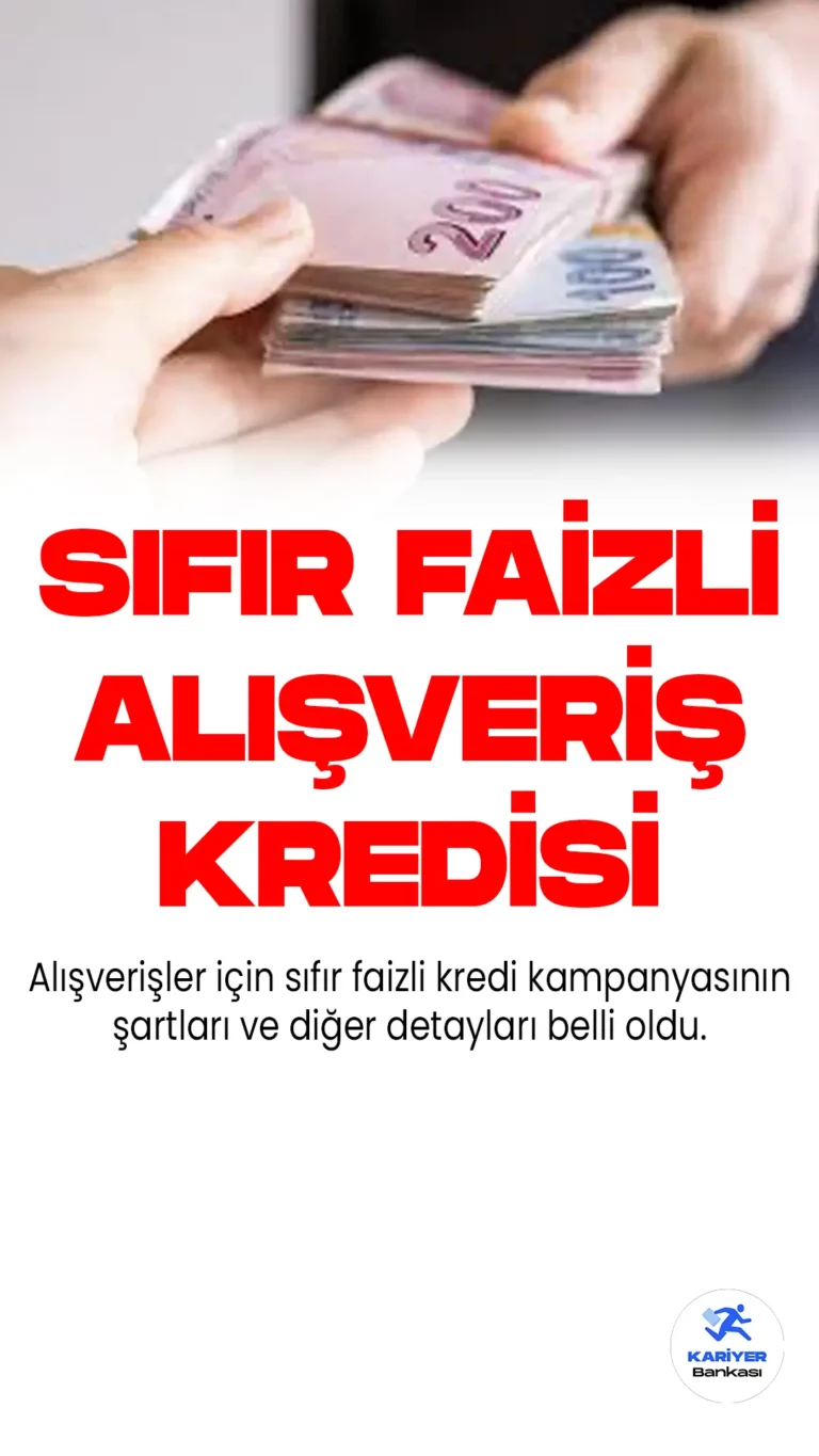 Akbank sıfır faizli alışveriş kredisi başvuru şartları ve diğer detaylar...