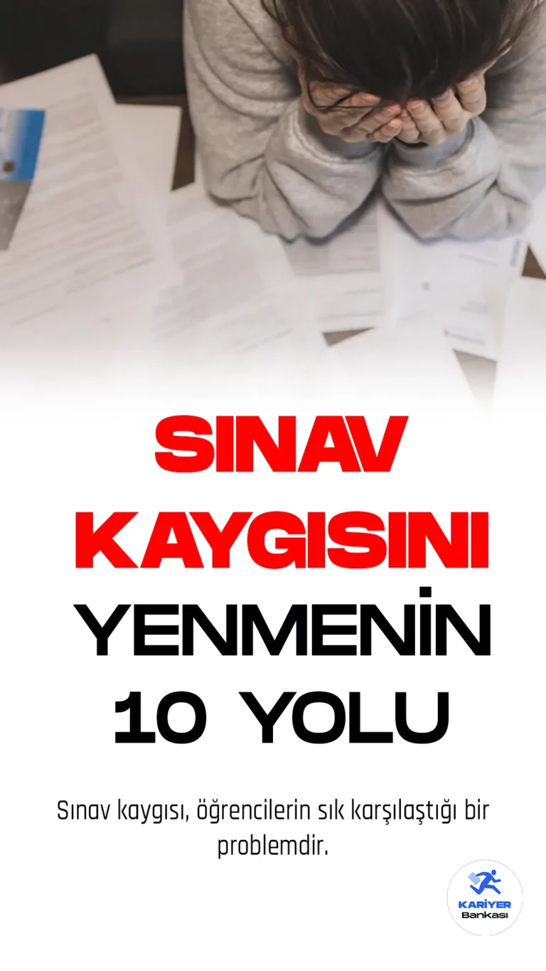 Sınav kaygısı, öğrencilerin sık karşılaştığı bir problemdir. Sınavların sonuçları, öğrencilerin gelecekteki kariyerleri üzerinde büyük bir etkiye sahip olduğu için, sınavlara hazırlanırken kaygı hissetmek oldukça normaldir.