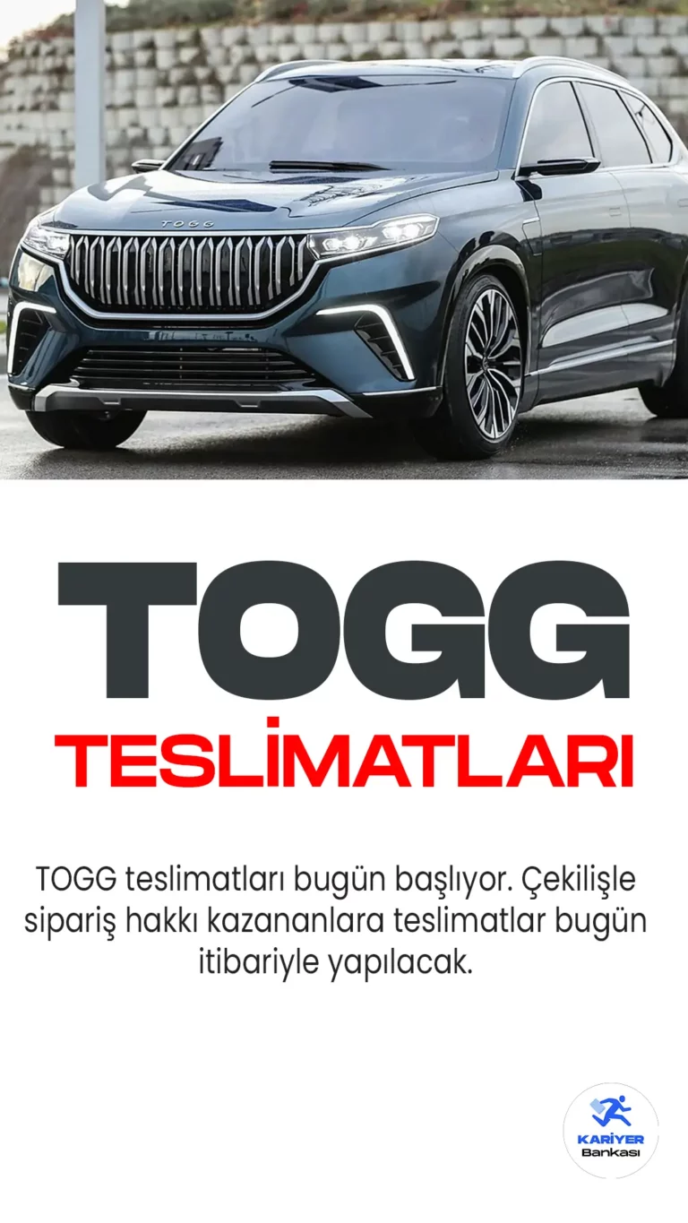 Togg'un T10X modeli için 177 binden fazla başvuru alındı ve 20 bin şanslı kişi, 2023 yılında teslim edilecek T10X için ön sipariş hakkı kazandı.